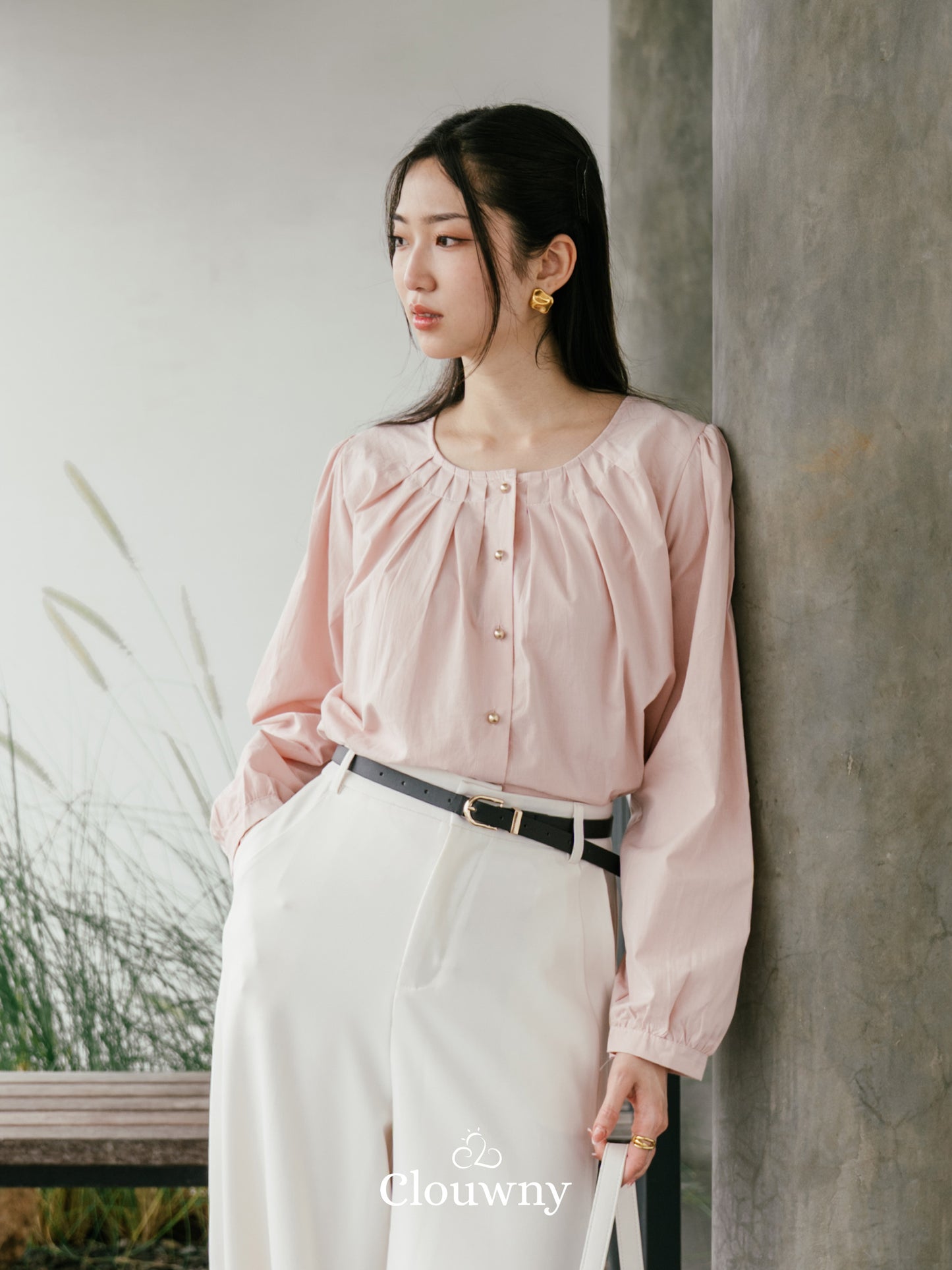Mine Cotton Blouse - Pink