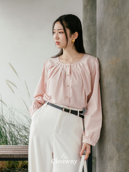Mine Cotton Blouse - Pink
