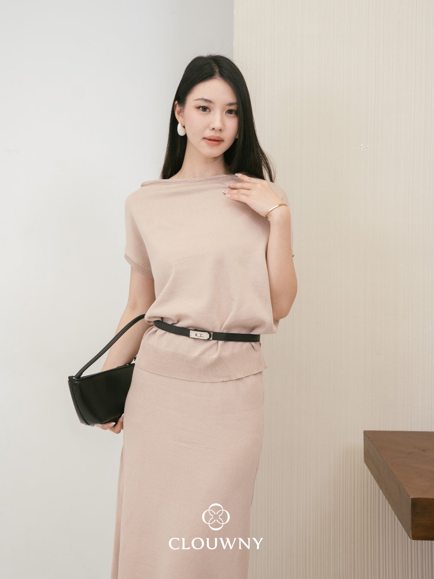 Jerica Loose Knit Set - Khaki