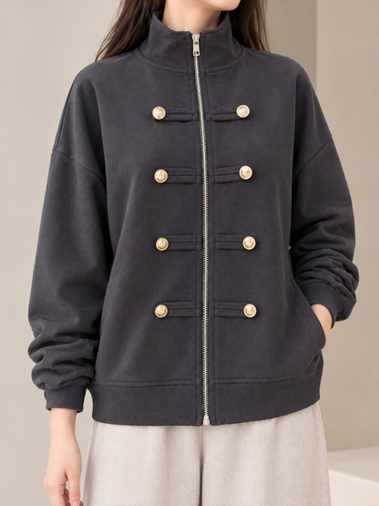 Solera Zipper Jacket - Dark Grey