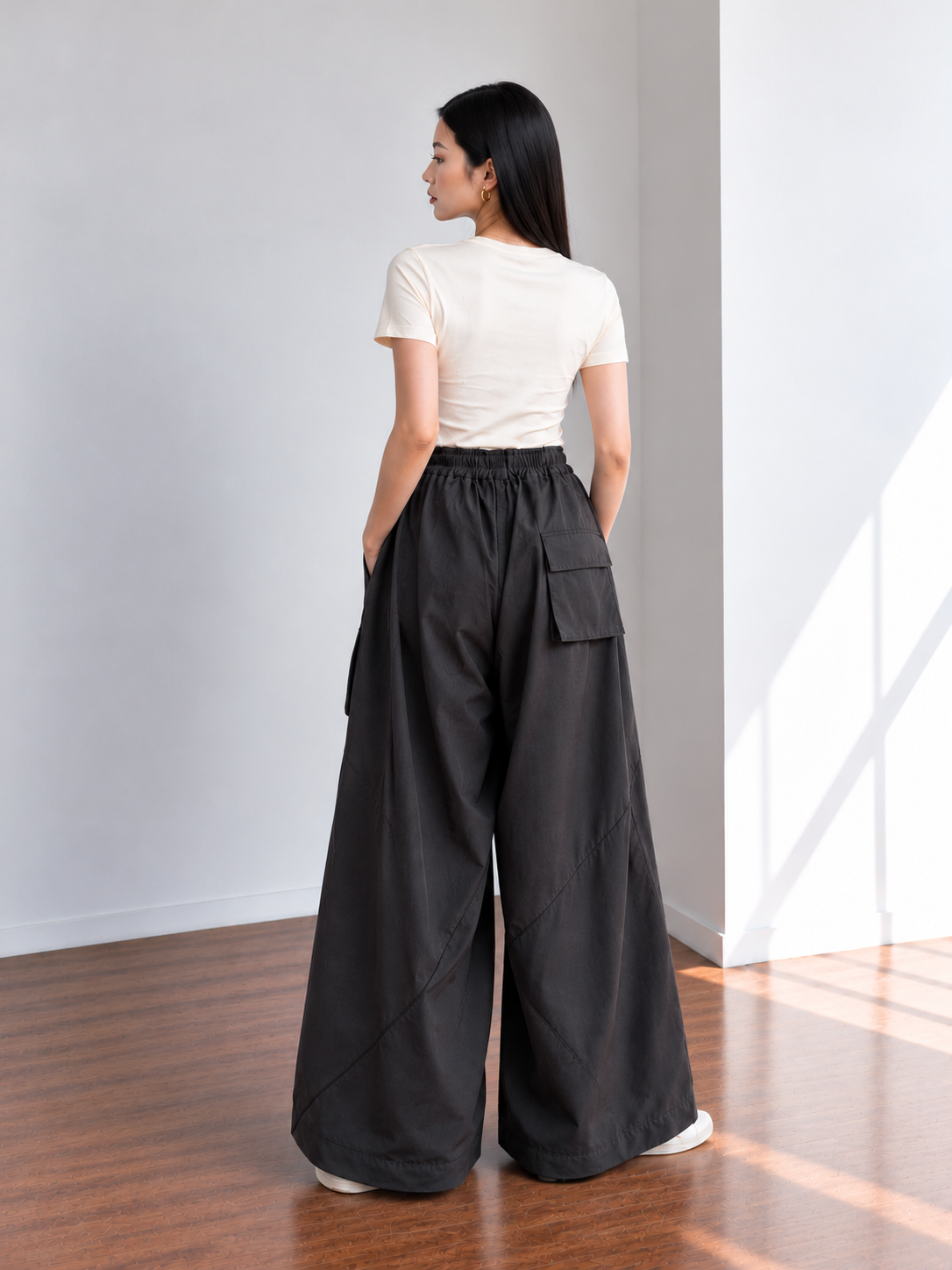 Maltis Cullotes Pocket Pants - Charcoal