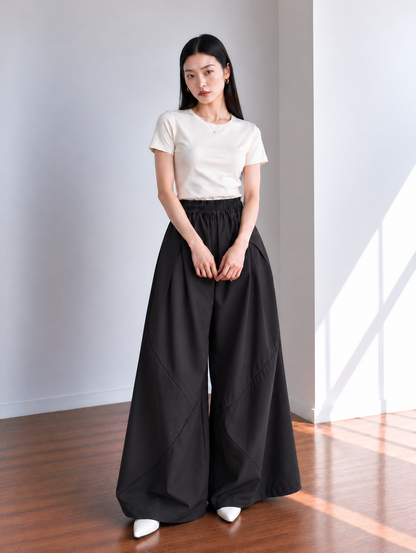 Maltis Cullotes Pocket Pants - Charcoal