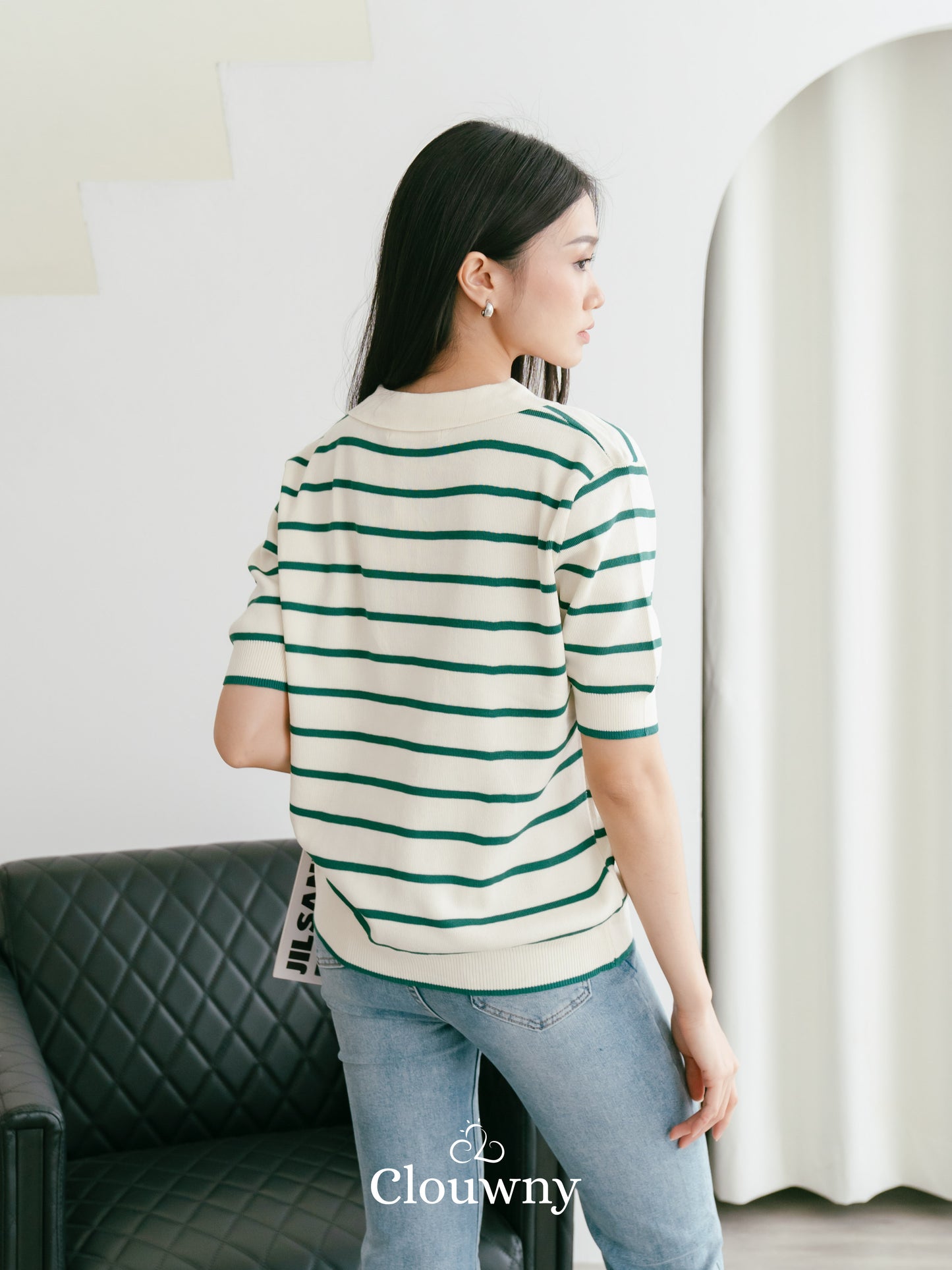 Mano Stripes Top - Green