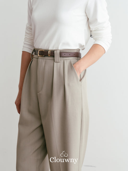 Shoren Office Pants - Khaki