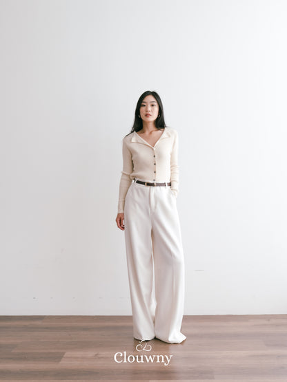 Posh Cullote Pants - Broken White