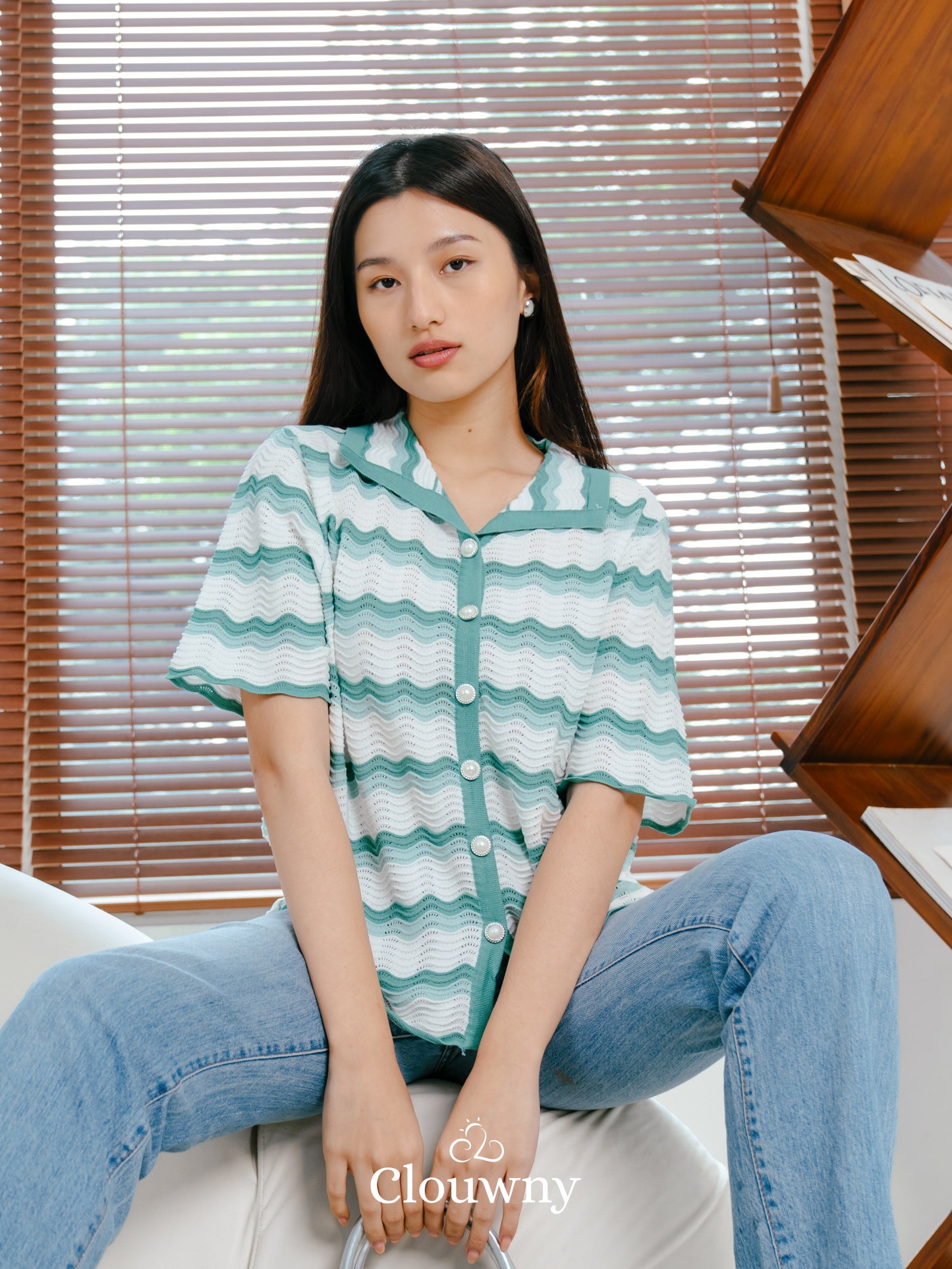 Lola Button Shirt - Green