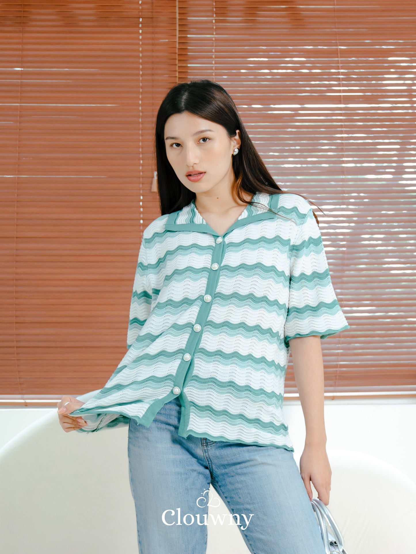 Lola Button Shirt - Green