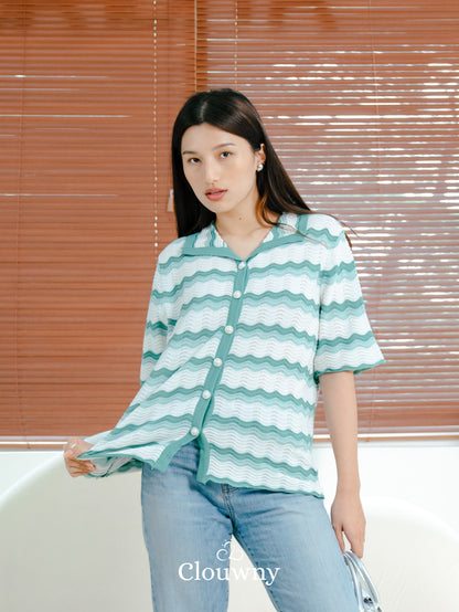 Lola Button Shirt - Green