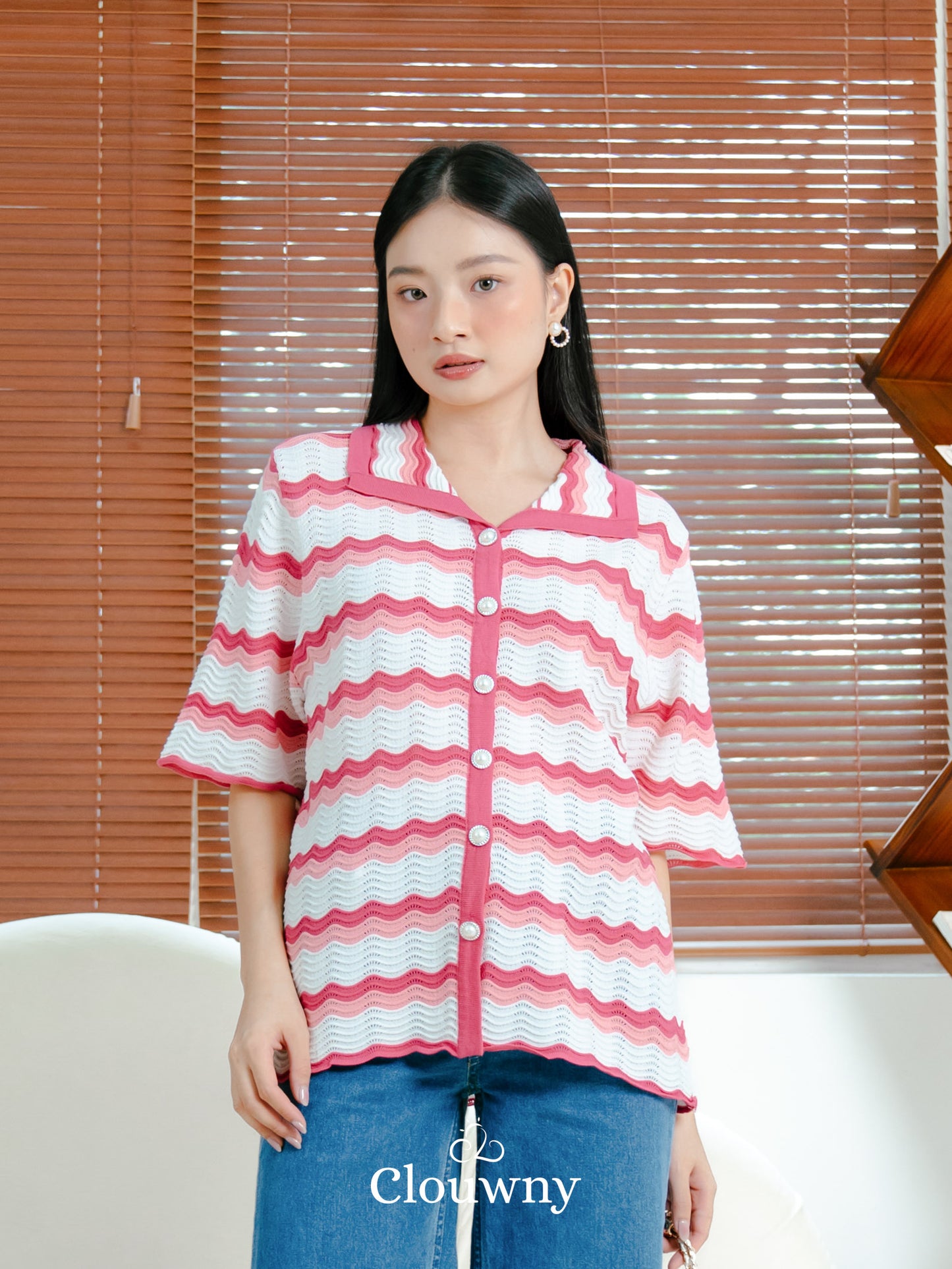 Lola Button Shirt - Pink