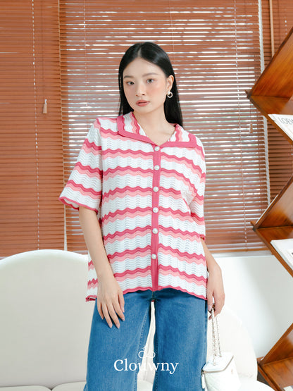 Lola Button Shirt - Pink