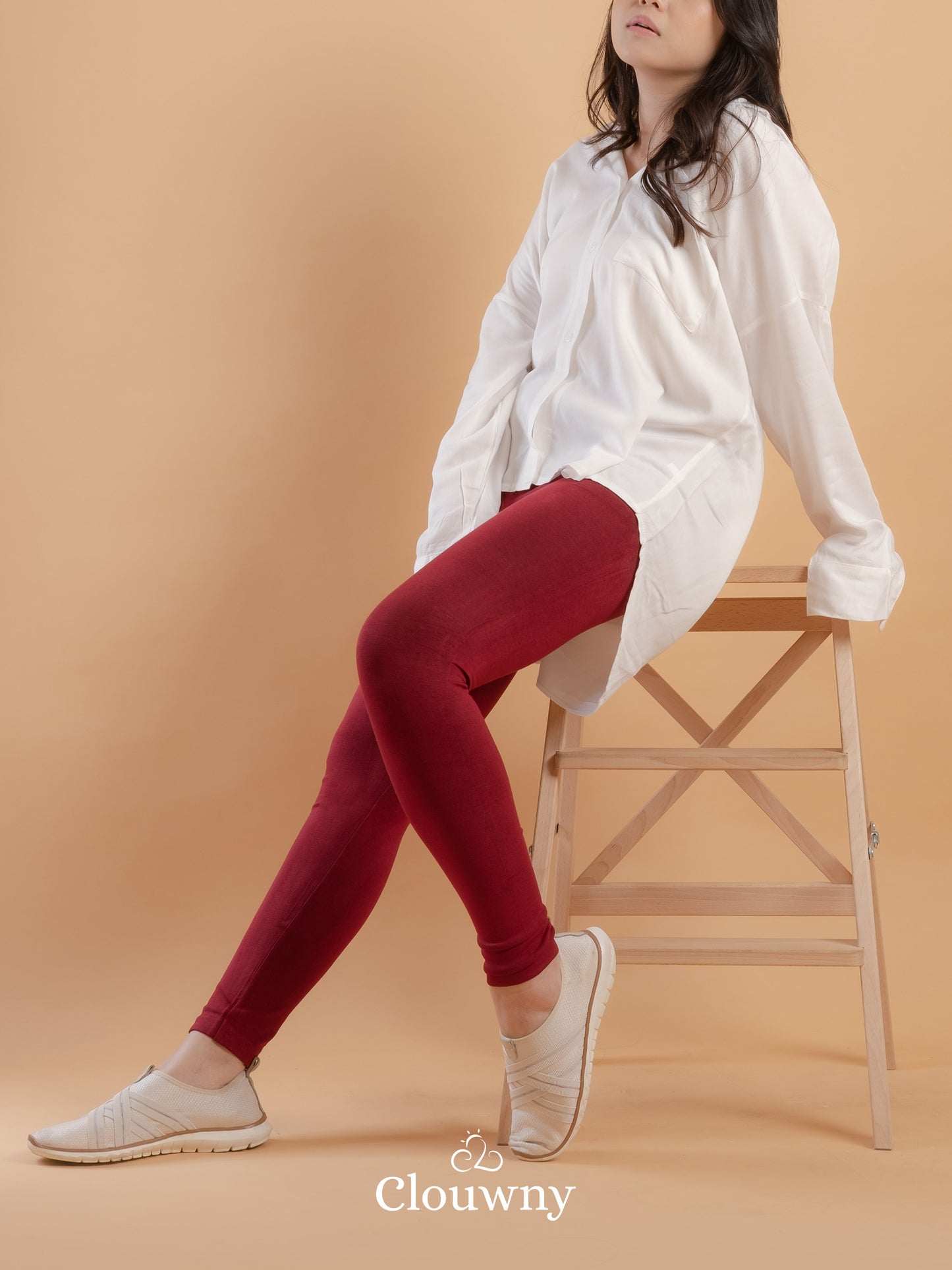 Basic Legging - Maroon