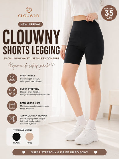 Short Legging - Black