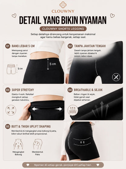 Short Legging - Black