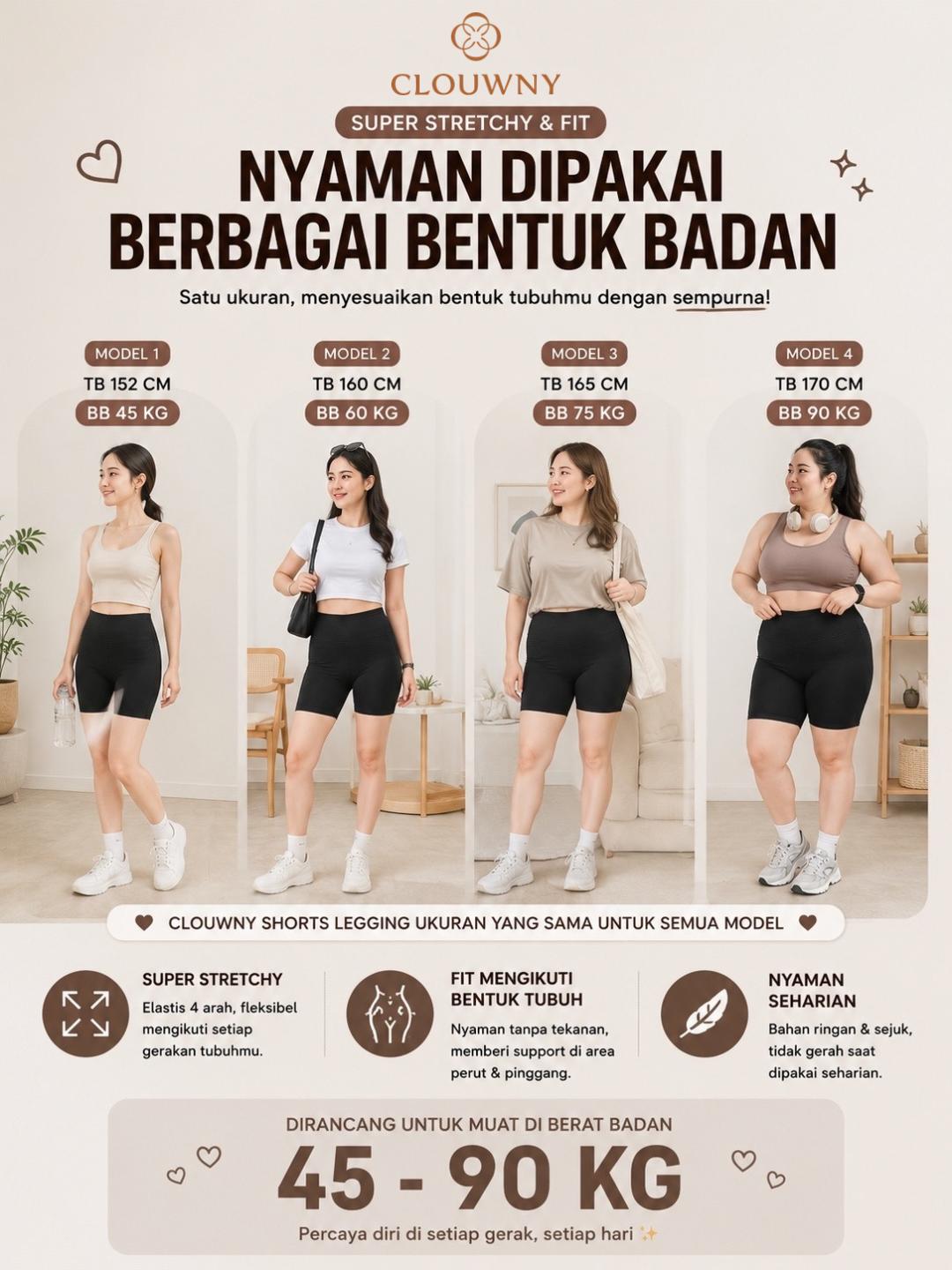 Short Legging - Black