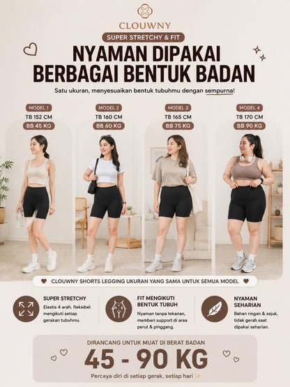 Short Legging - Black
