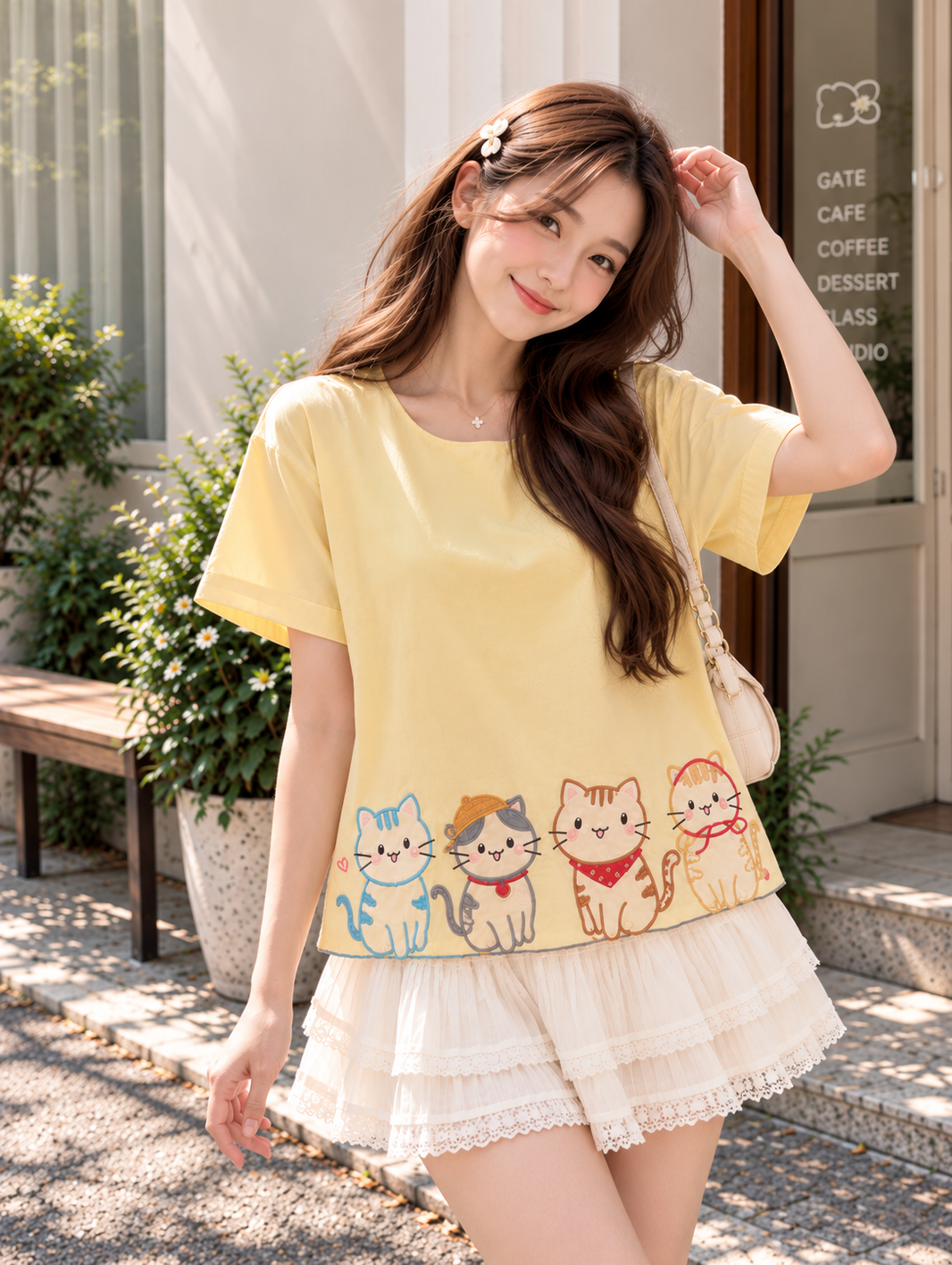 Tom Cotton Blouse - Yellow