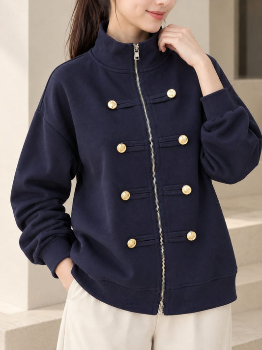 Solera Zipper Jacket - Navy