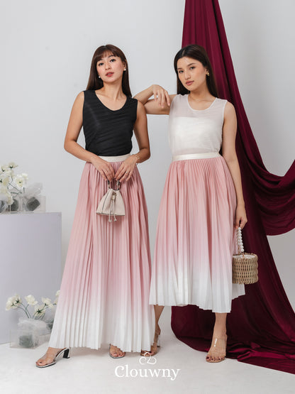 Sassy Premium Gradient Skirt - Dusty Pink