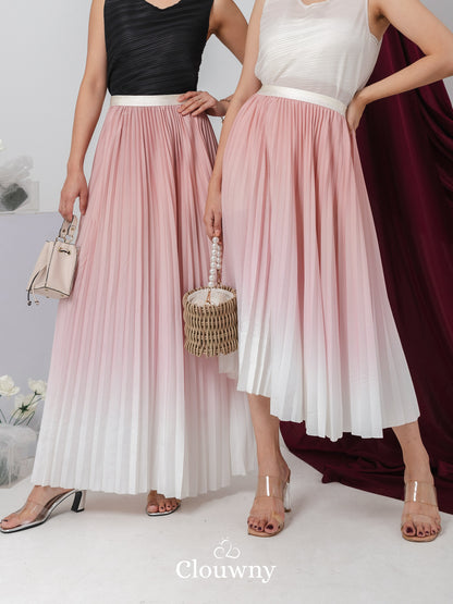 Sassy Premium Gradient Skirt - Dusty Pink