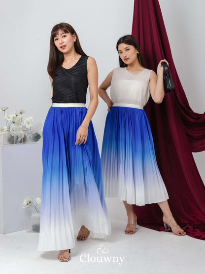 Sassy Premium Gradient Skirt - Blue