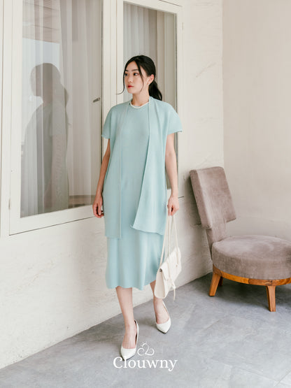 Noona Dress Knitt - Light Blue