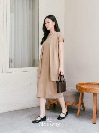 Noona Dress Knitt - Khaki