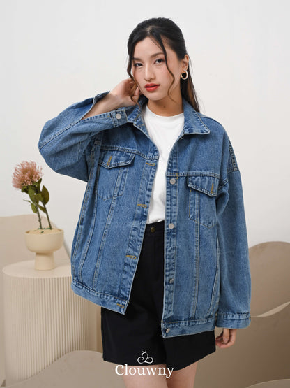 Jaket Denim Ukuran Besar