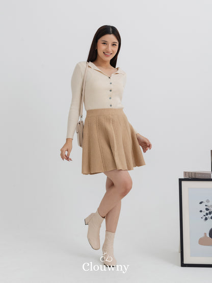 Moss Flare Skirt - Sand