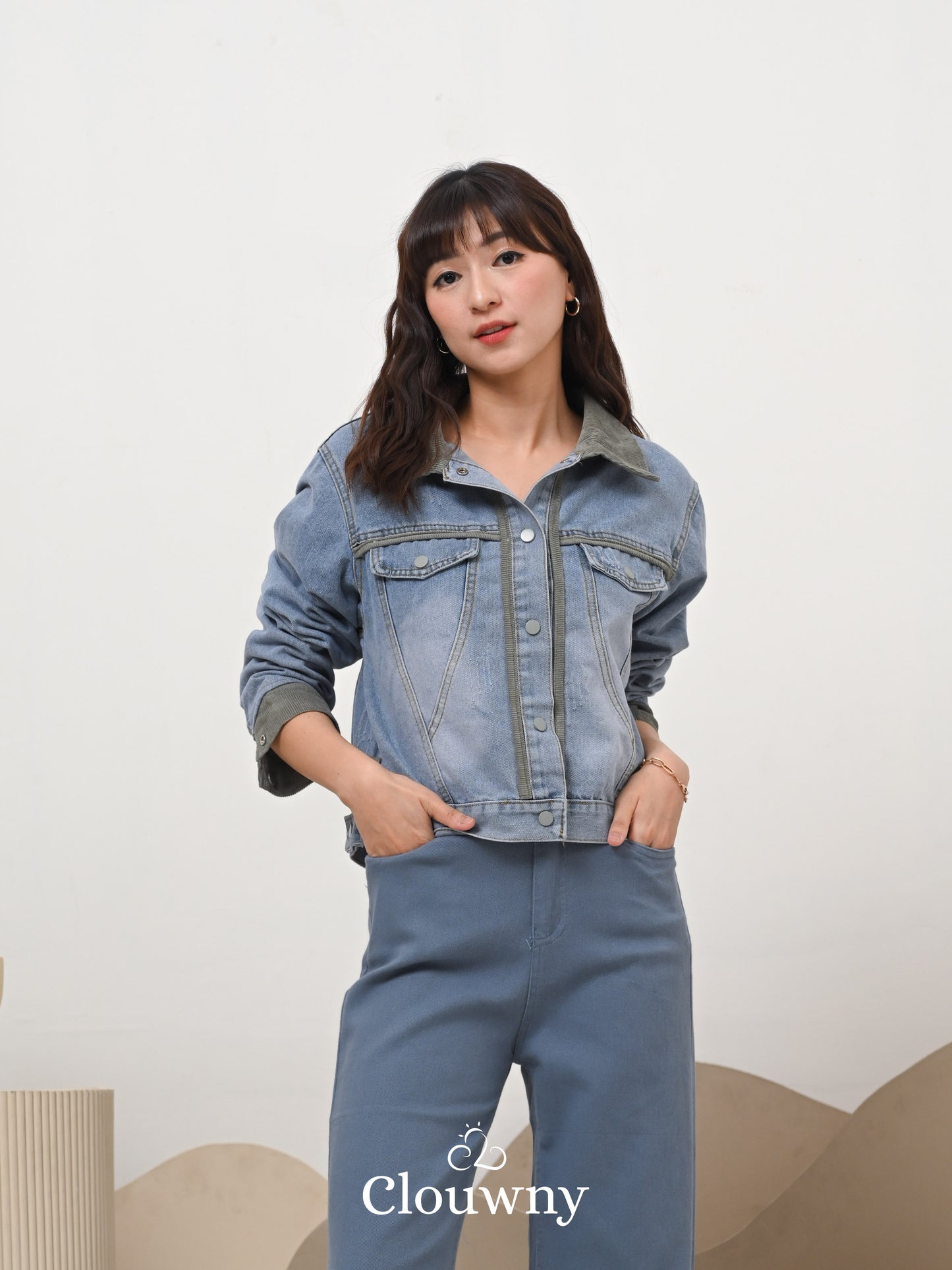 Gaby Denim Jacket - Army