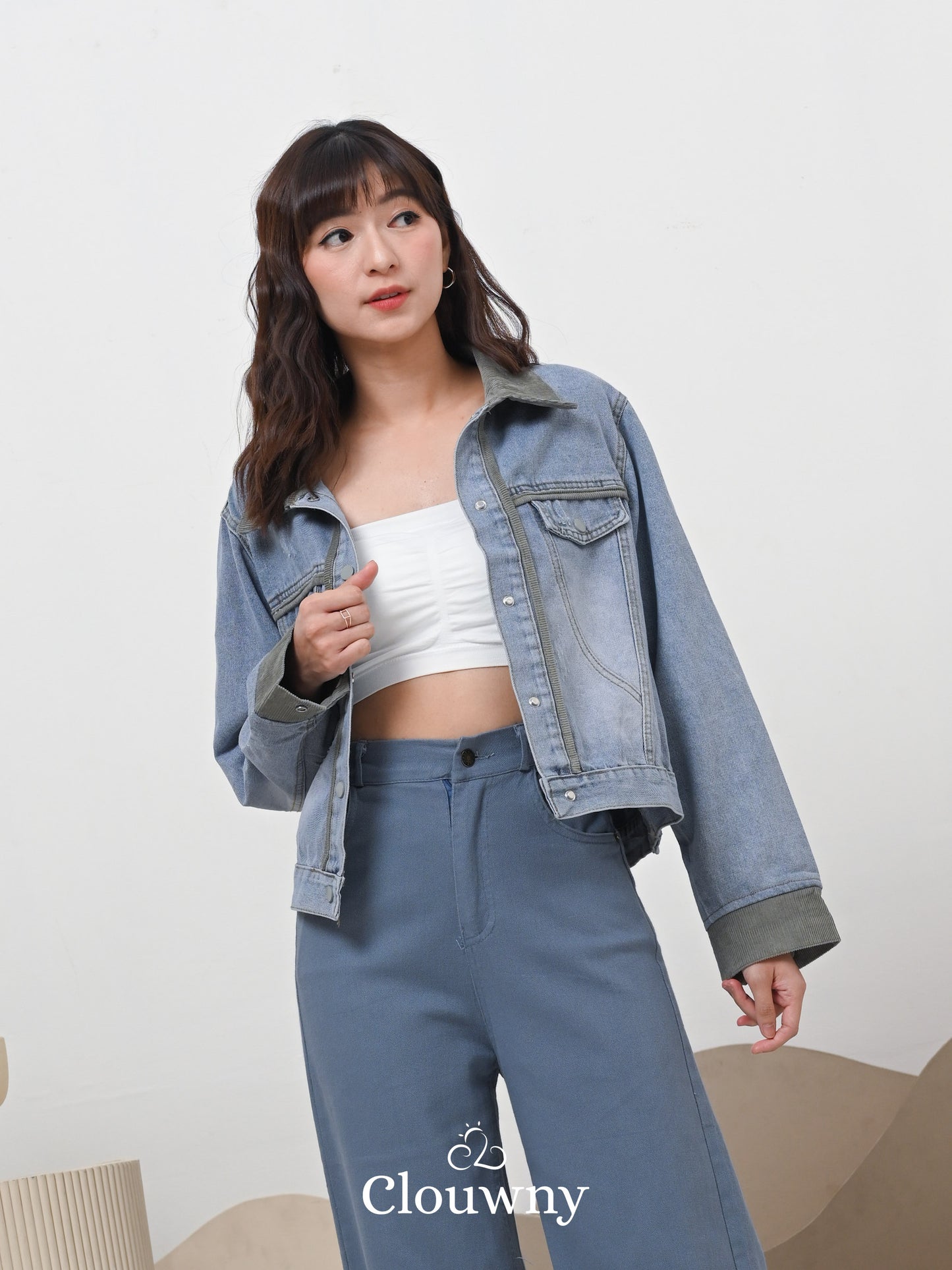 Gaby Denim Jacket - Army