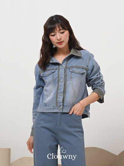 Gaby Denim Jacket - Army