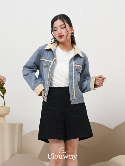 Gaby Denim Jacket - Cream