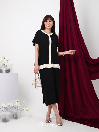 Cherish Knit Set - Black