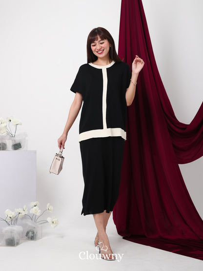 Cherish Knit Set - Black