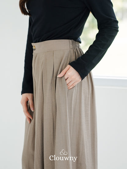 Jenna Cullote Pants - Oat