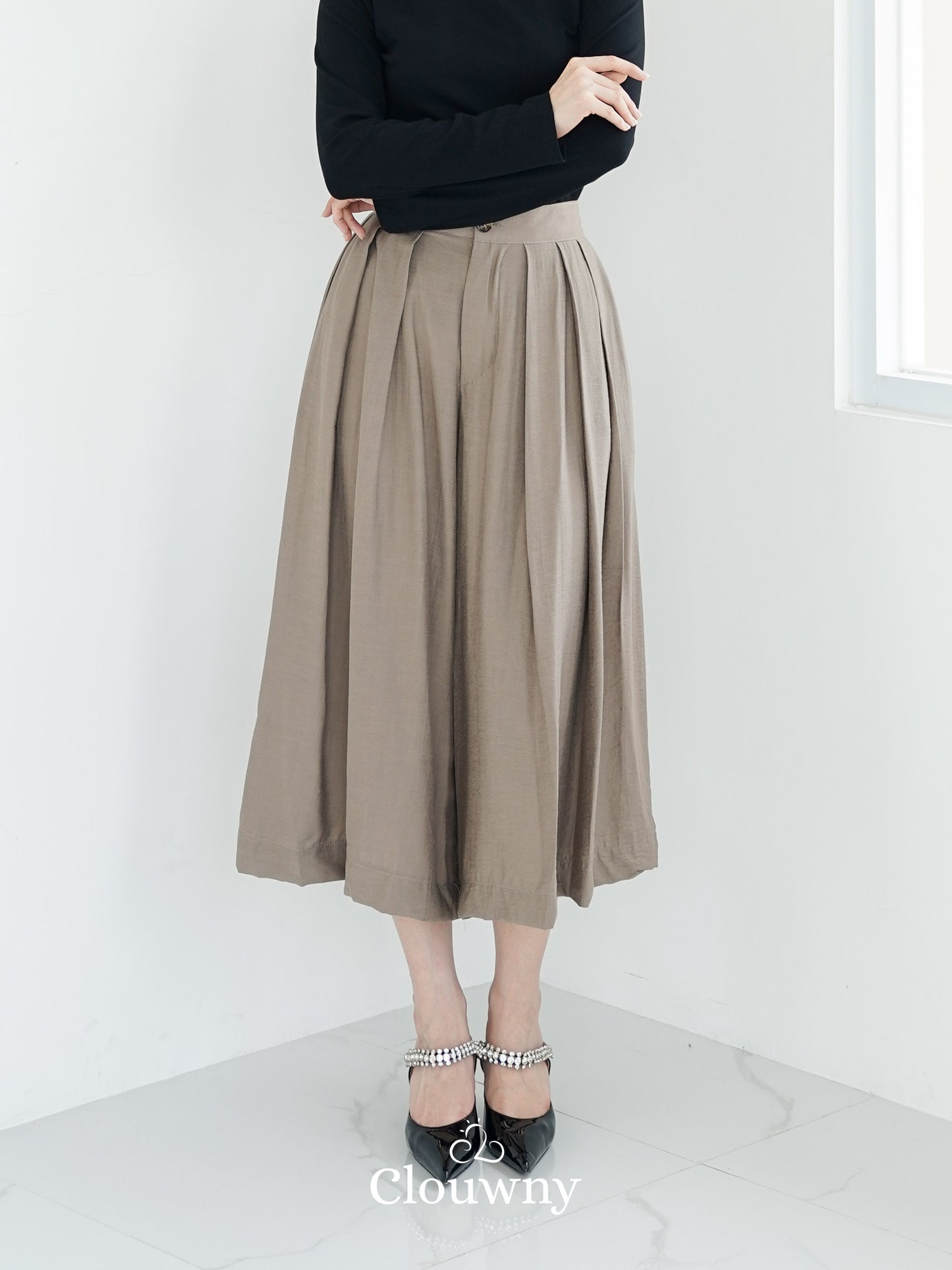 Jenna Cullote Pants - Oat