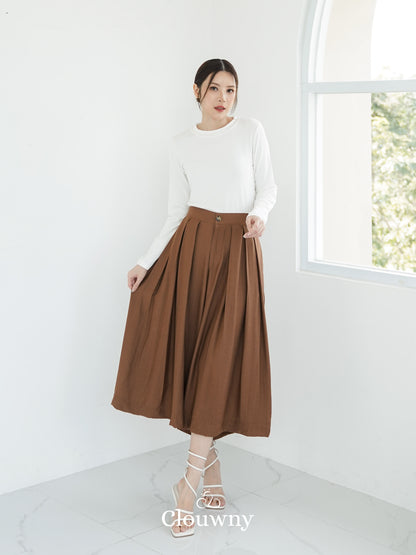 Jenna Cullote Pants - Walnut