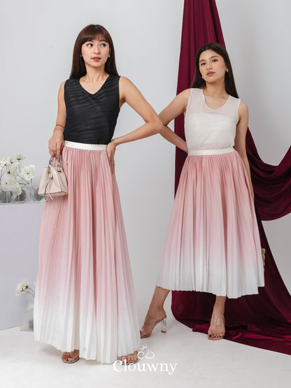 Sassy Premium Gradient Skirt - Dusty Pink