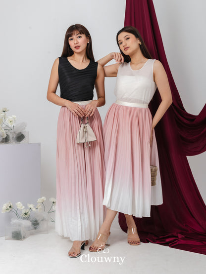 Sassy Premium Gradient Skirt - Dusty Pink