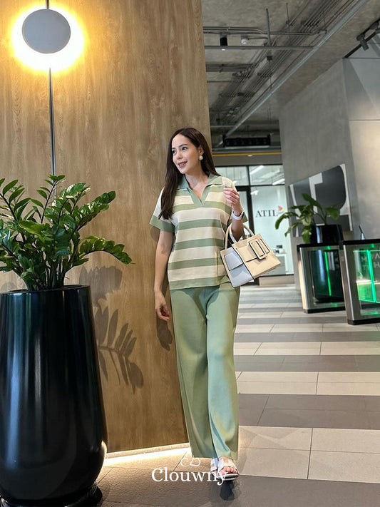 Minjoo Stripes Set - Green