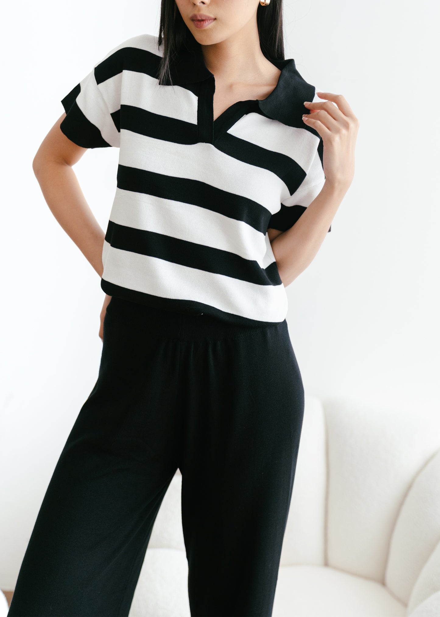 Minjoo Stripes Set - Black