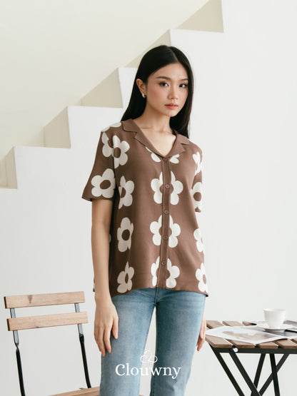 Hana Knit Top - Coffee