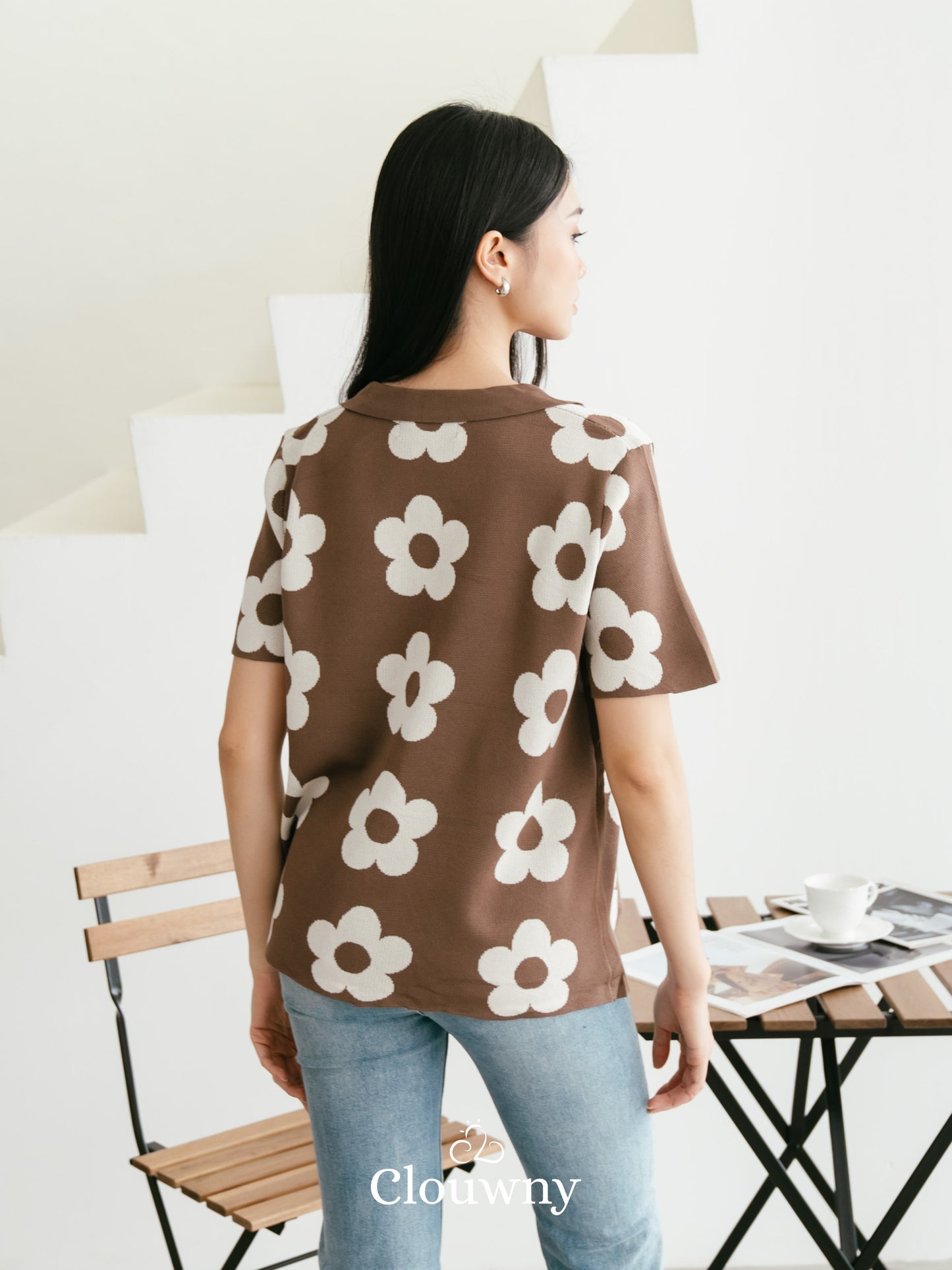 Hana Knit Top - Coffee