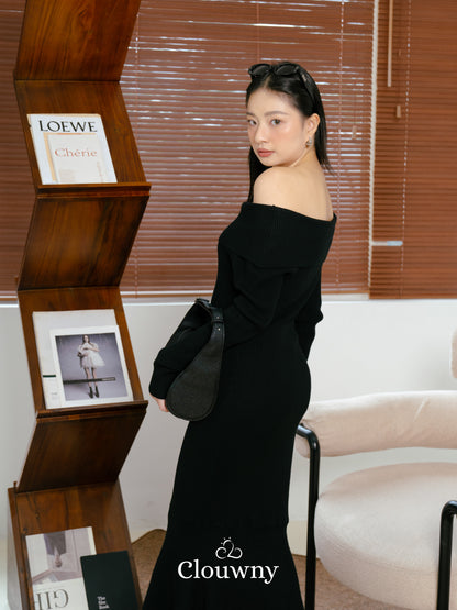 Kayo Knit Dress - Black