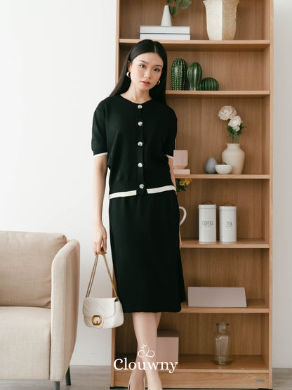 Hilda Knit Set - Black