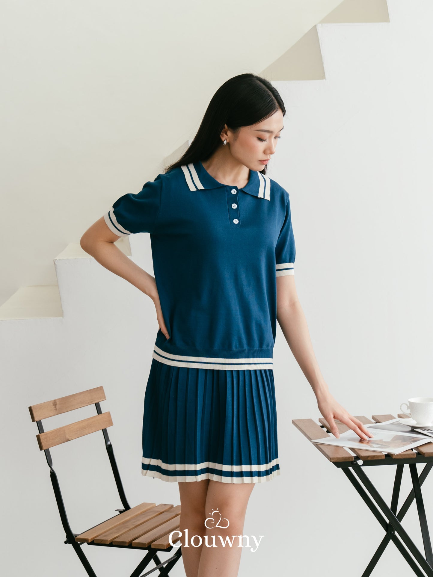Pluto Knit Set - Blue