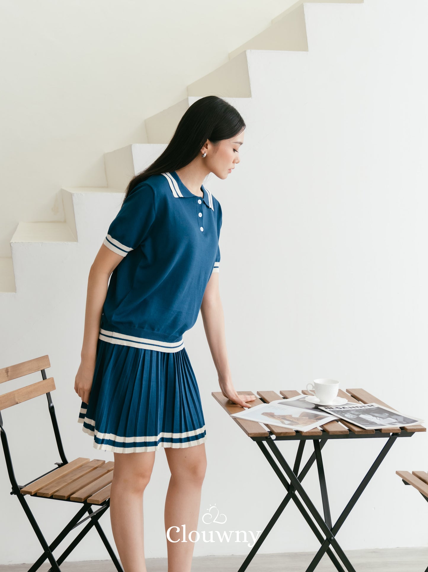 Pluto Knit Set - Blue