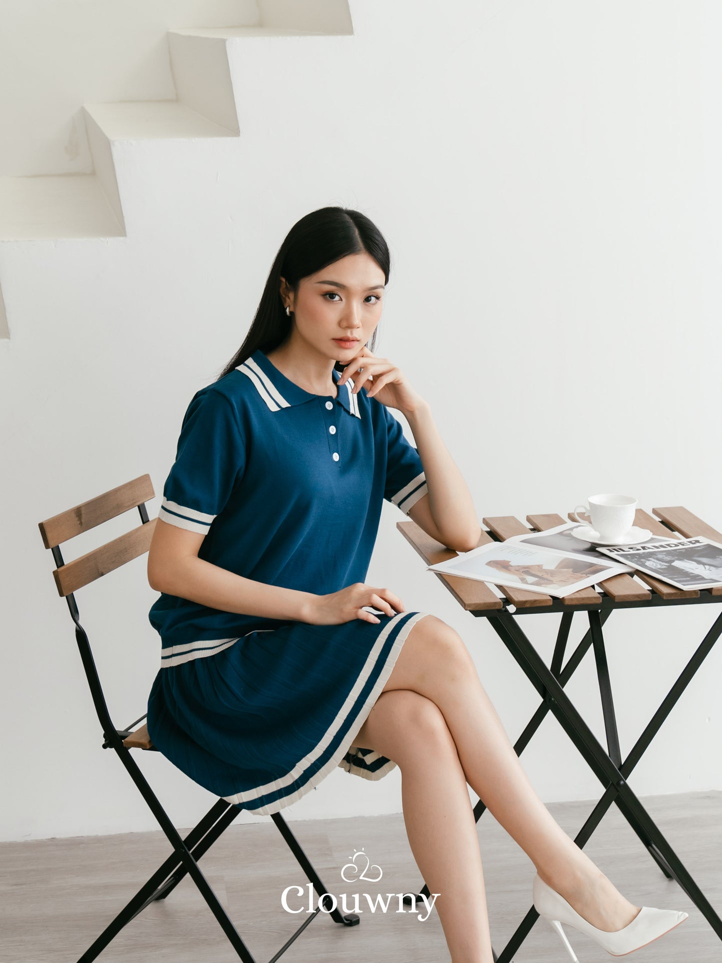 Pluto Knit Set - Blue