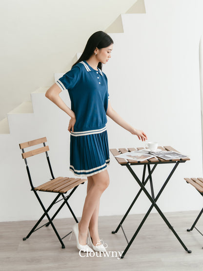 Pluto Knit Set - Blue