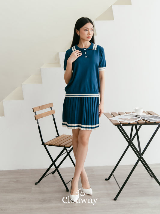 Pluto Knit Set - Blue